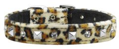 Animal Print Crystal and Pyramid Collars
